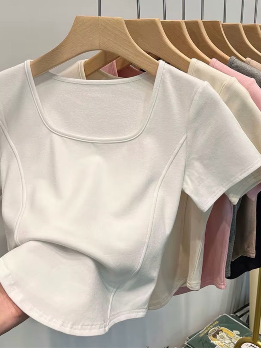 BRAND NEW White short top